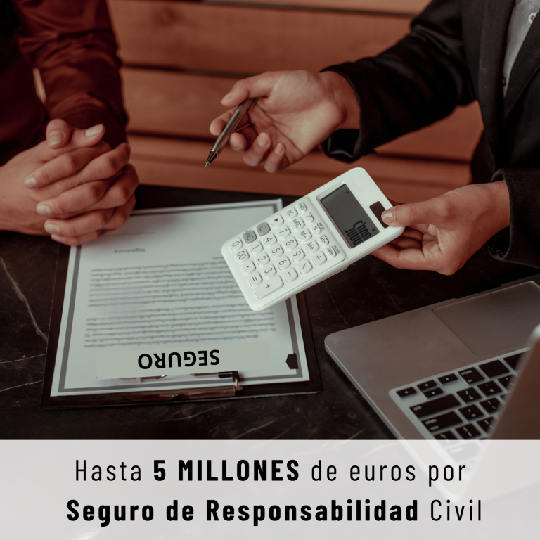 Texto informativo sobre seguro de responsabilidad civil y cálculo de indemnización.